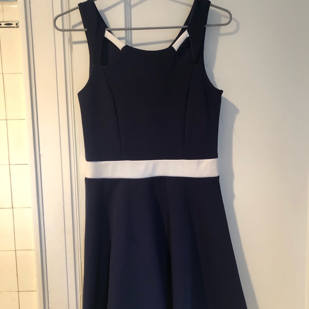 WORN ONCE Girls Blue Dress Size 14/16